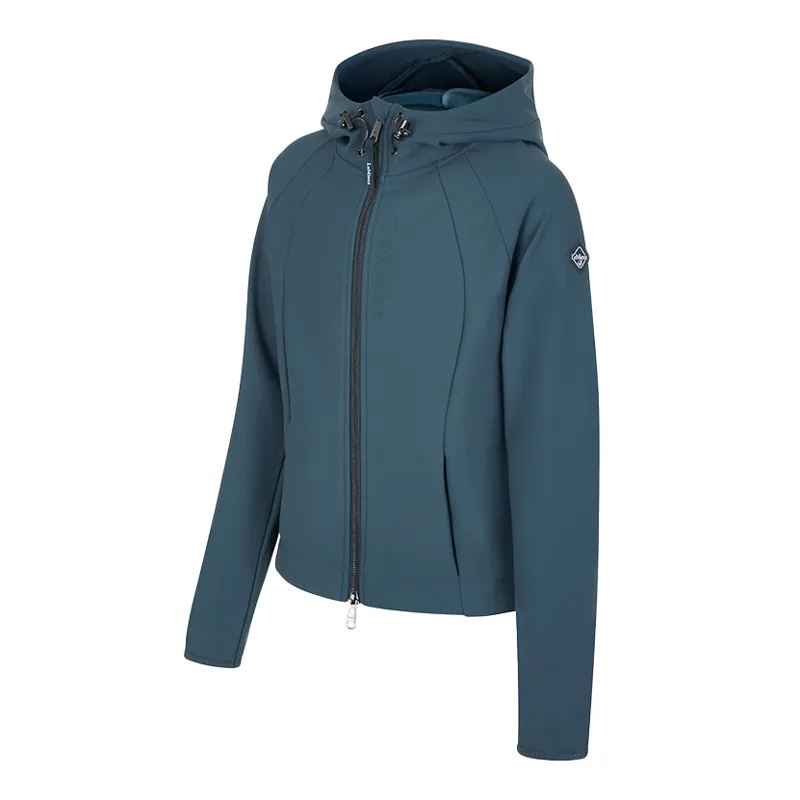 LeMieux Lottie Young Rider Soft Shell Jacket - Petrol-4