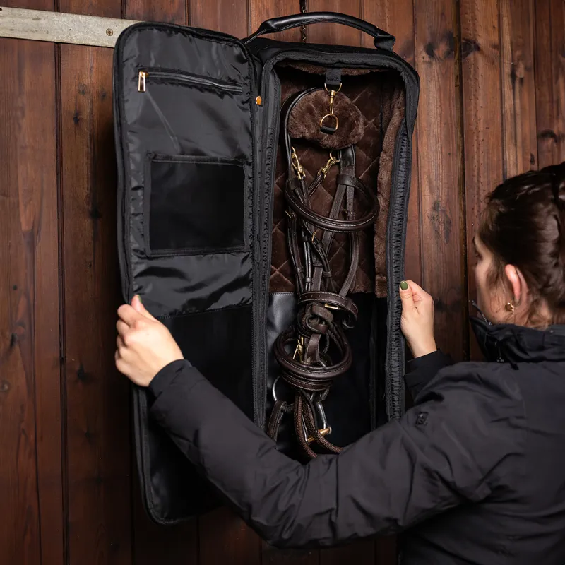 LeMieux Luxe Bridle Bag - Black-2