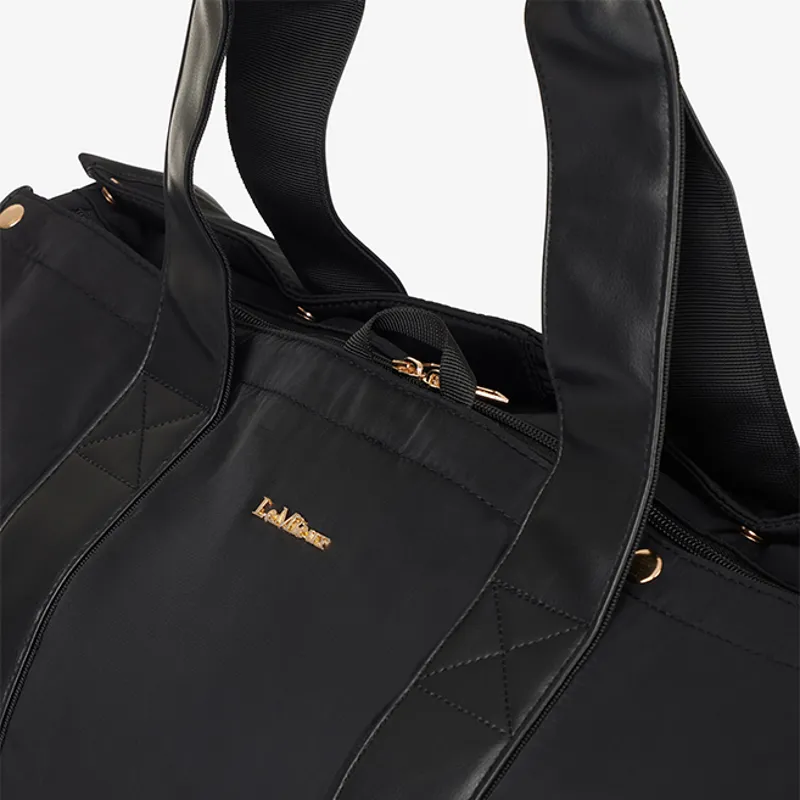 LeMieux Luxe Show Jacket Duffle Bag - Black-6