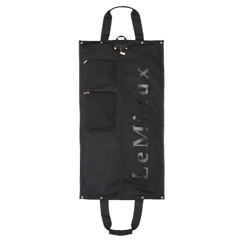 LeMieux Luxe Show Jacket Duffle Bag - Black-9