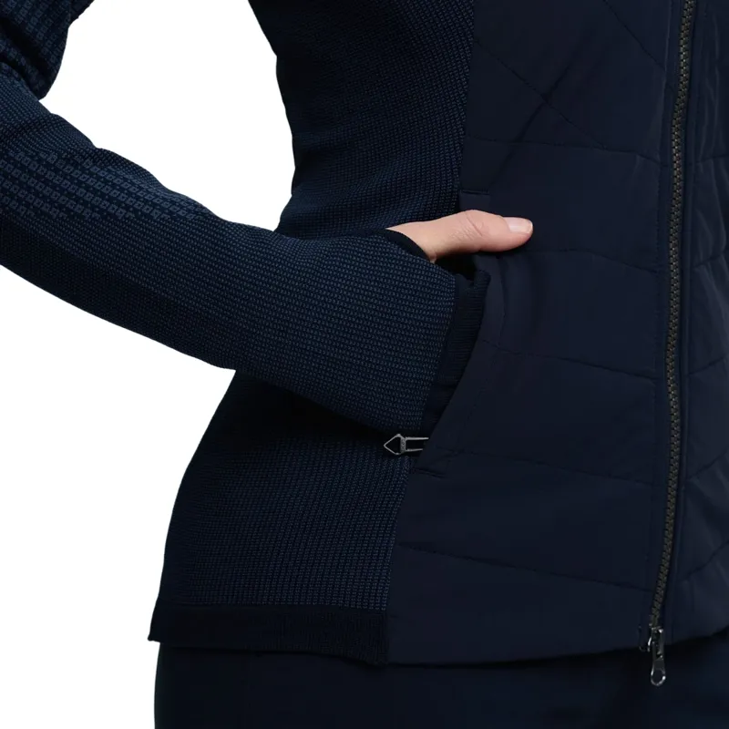 LeMieux Maddie Womens Hybrid Jacket - Navy-4