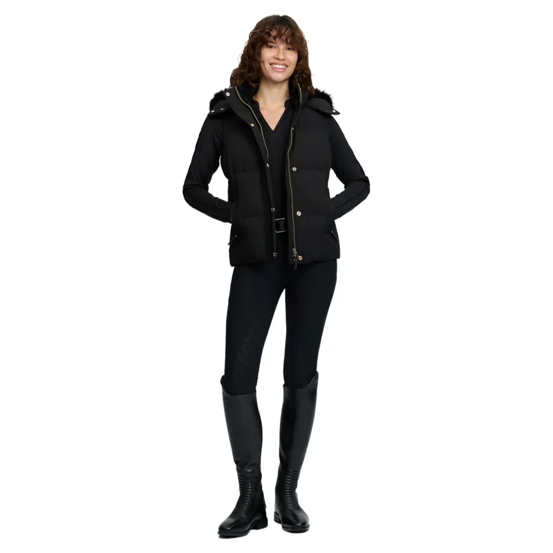 LeMieux Margot Womens Hooded Gilet - Black-3