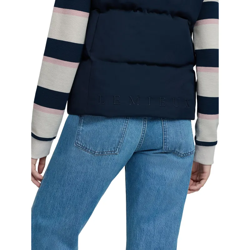 LeMieux Margot Womens Hooded Gilet - Navy-5