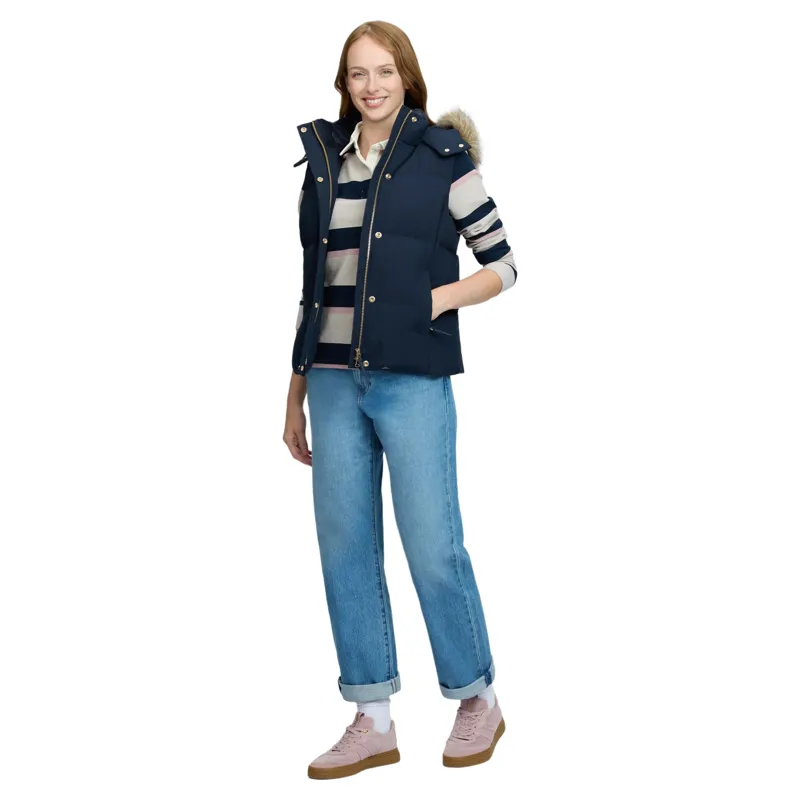 LeMieux Margot Womens Hooded Gilet - Navy-2