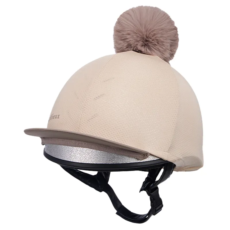 LeMieux Maria Mesh Hat Silk - Almond-2