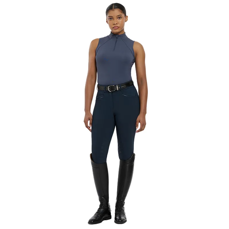 LeMieux Maria Mesh Ladies Sleeveless Base Layer - Dusk Blue-3