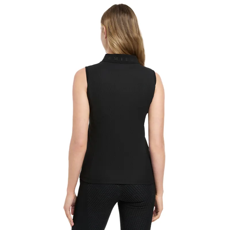 LeMieux Marissa Ladies Sleeveless Polo Shirt - Black-3