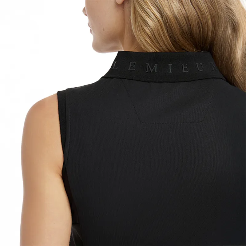 LeMieux Marissa Ladies Sleeveless Polo Shirt - Black-5