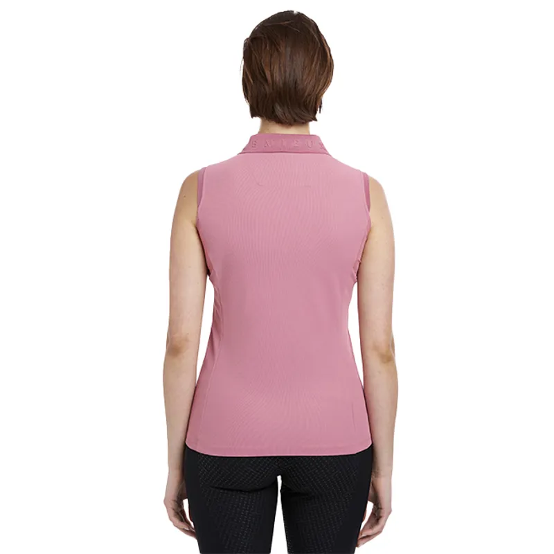 LeMieux Marissa Ladies Sleeveless Polo Shirt - Peony-2