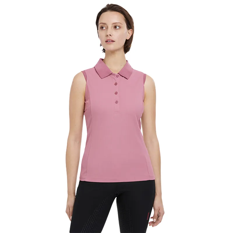 LeMieux Marissa Ladies Sleeveless Polo Shirt - Peony