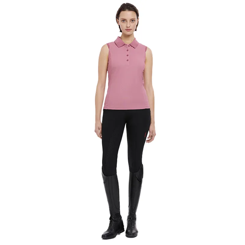 LeMieux Marissa Ladies Sleeveless Polo Shirt - Peony-7