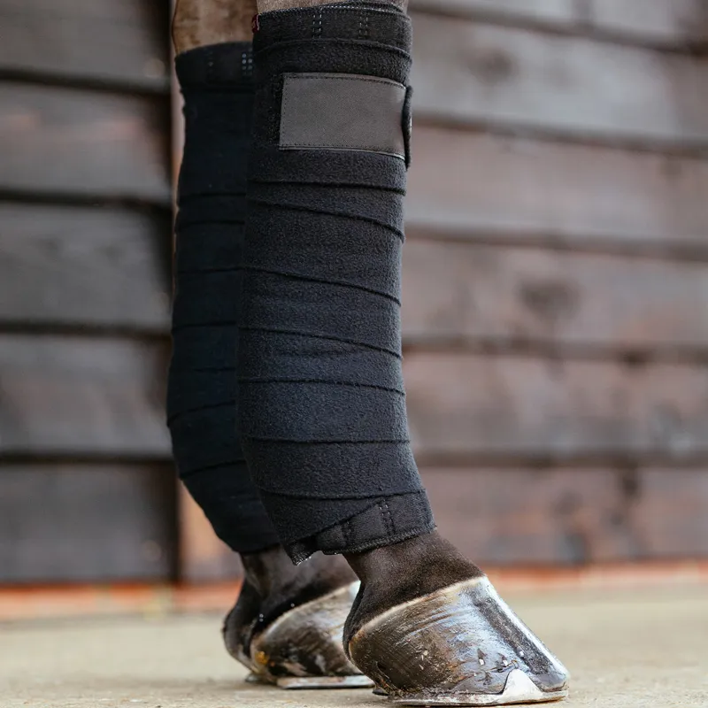 LeMieux Memory Foam Bandage Pads - Black-6