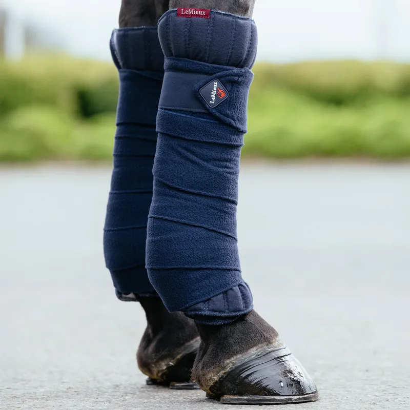 LeMieux Memory Foam Bandage Pads - Navy-1