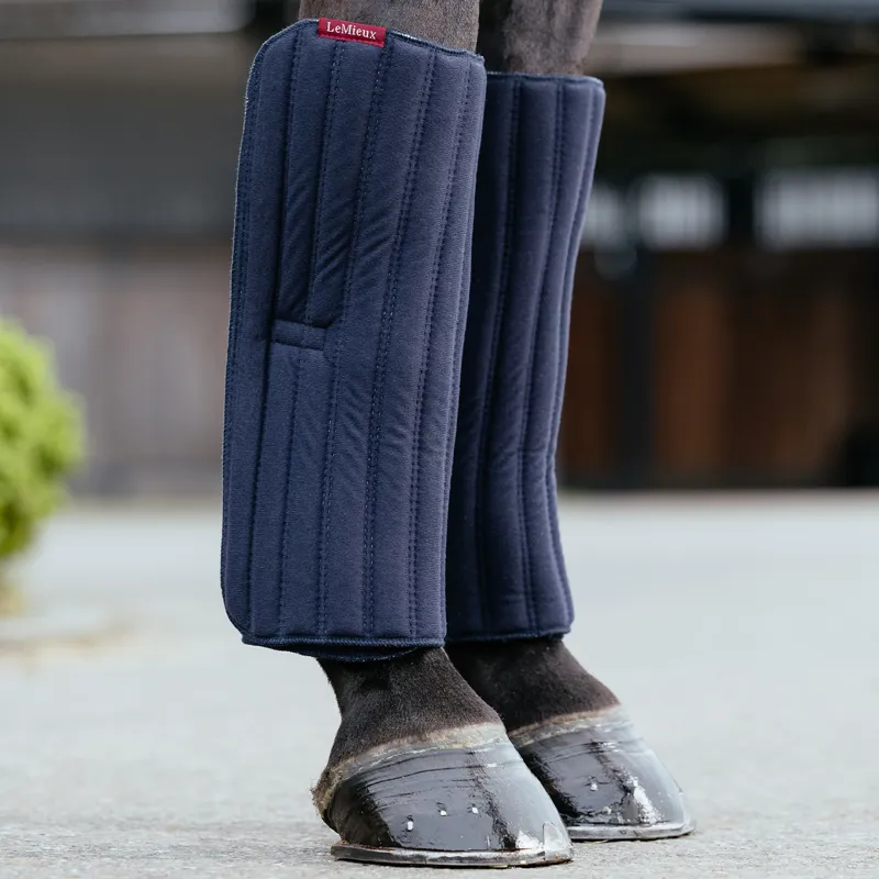 LeMieux Memory Foam Bandage Pads - Navy