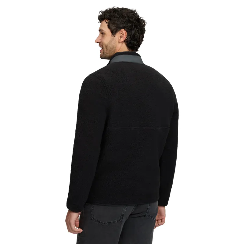 LeMieux Mens Borg Quarter Zip Fleece - Black-1