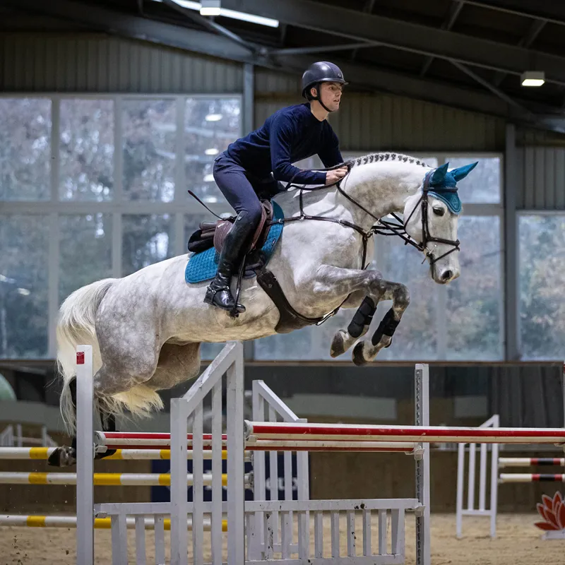 LeMieux Elite Crew Neck Mens Jumper - Navy-5