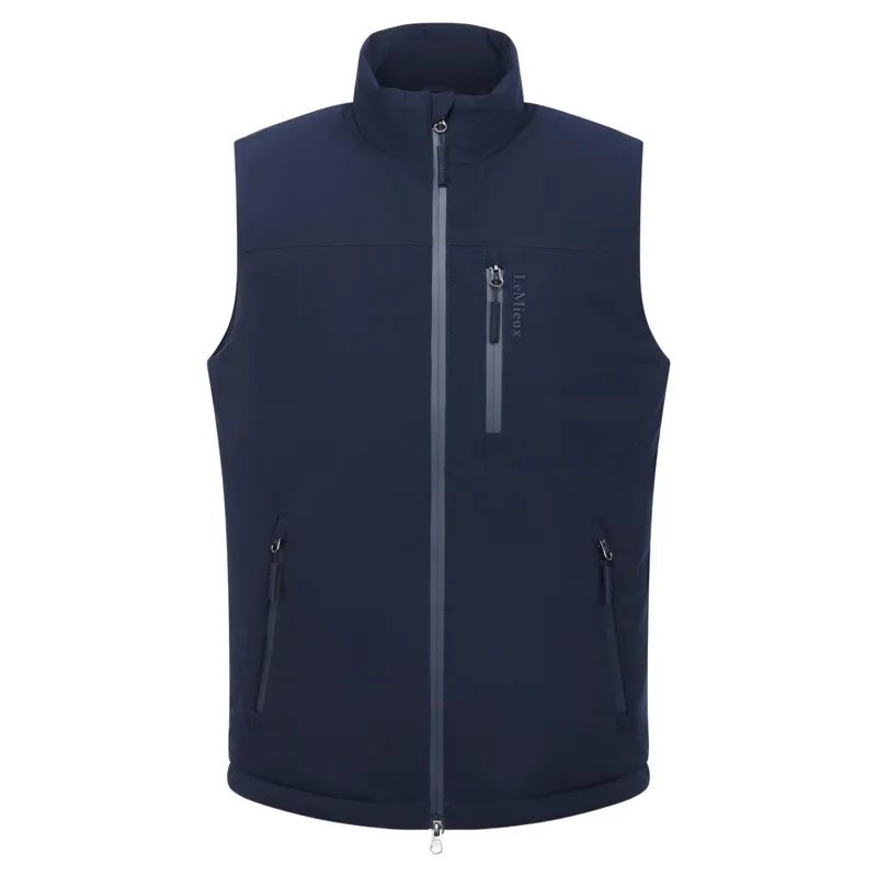 LeMieux Mens Mid Weight Insulated Gilet - Navy-1