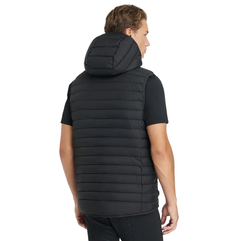 LeMieux Mens Hooded Puffer Gilet - Black-2