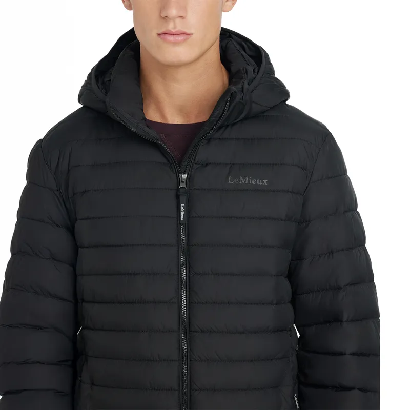 LeMieux Mens Hooded Puffer Jacket - Black-3