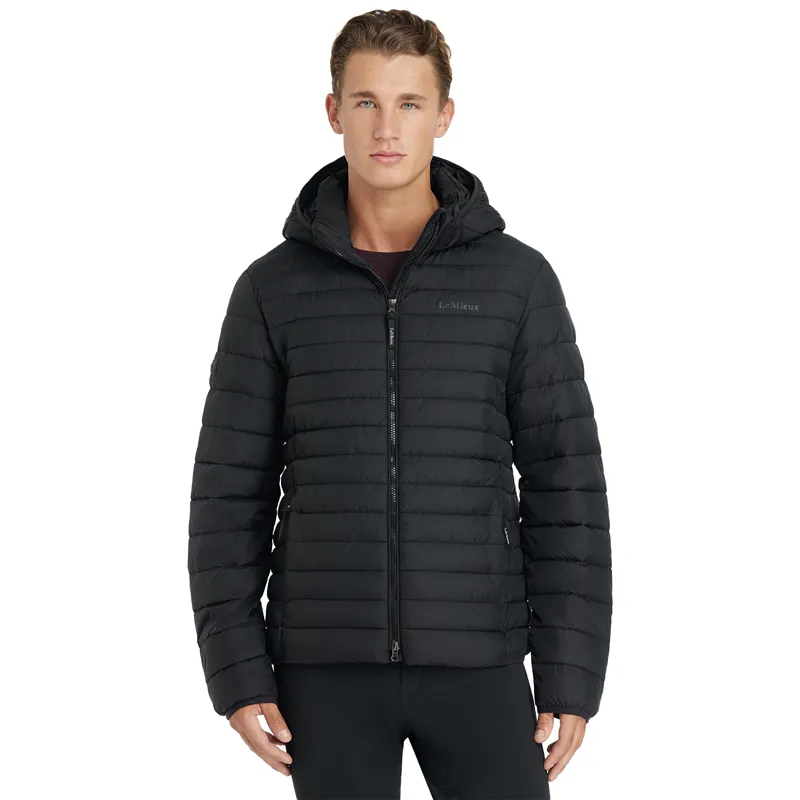 LeMieux Mens Hooded Puffer Jacket - Black