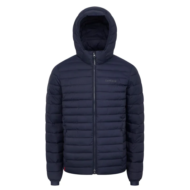 LeMieux Mens Hooded Puffer Jacket - Navy-6