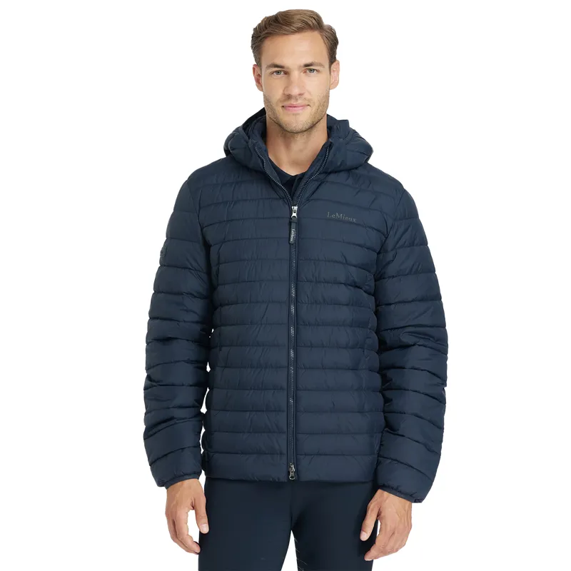LeMieux Mens Hooded Puffer Jacket - Navy