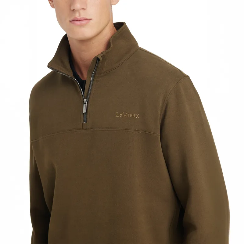 LeMieux Mens 1/4 Zip Neck Sweatshirt - Alpine-2