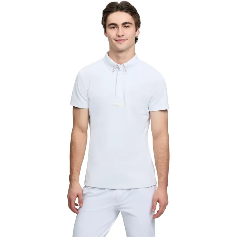 LeMieux Short Sleeve Mens Show Shirt - White
