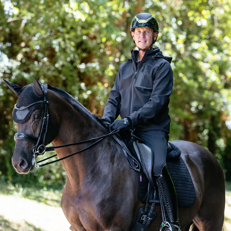 LeMieux Mens Water-Resistant Softshell Jacket - Black-5