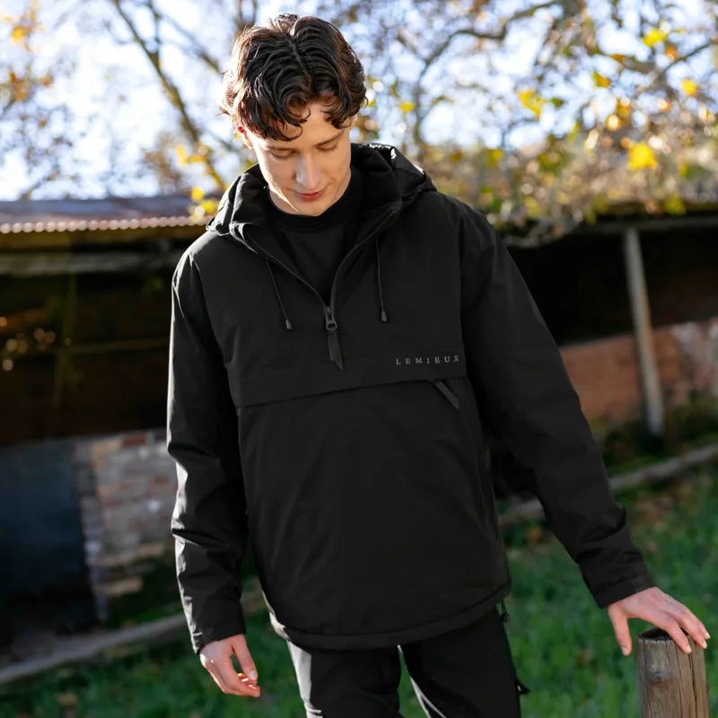 LeMieux Mens Waterproof Anorak - Black-4