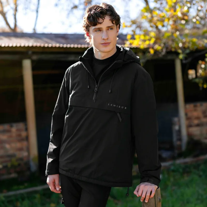 LeMieux Mens Waterproof Anorak - Black-5