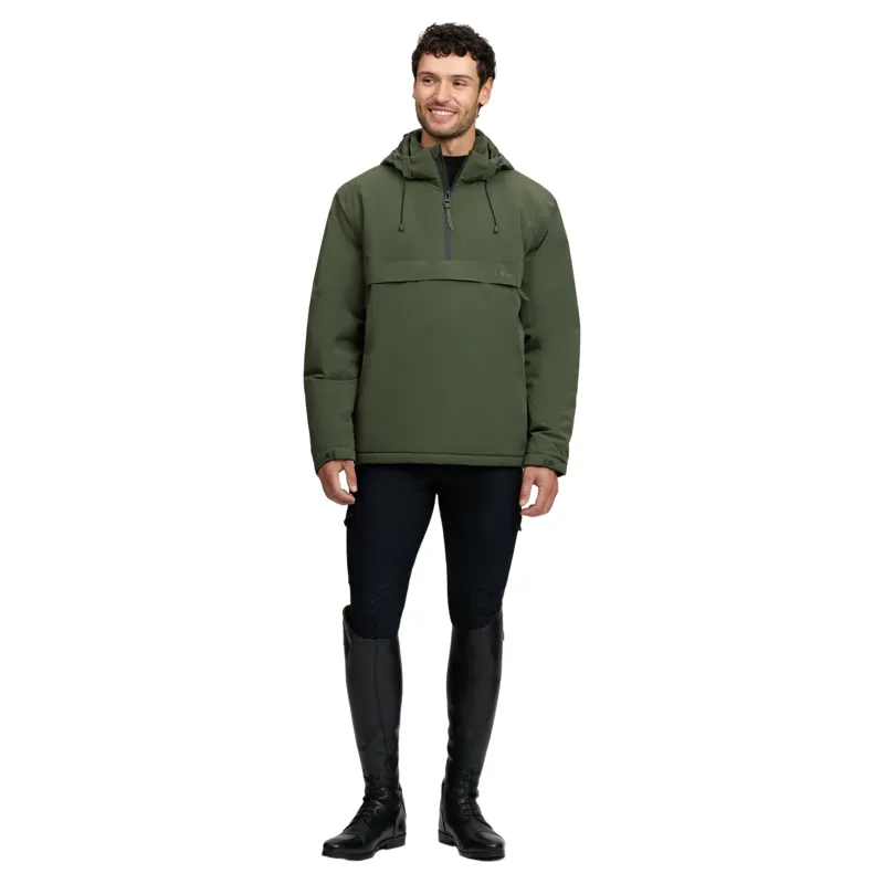 LeMieux Mens Waterproof Anorak - Olive-7