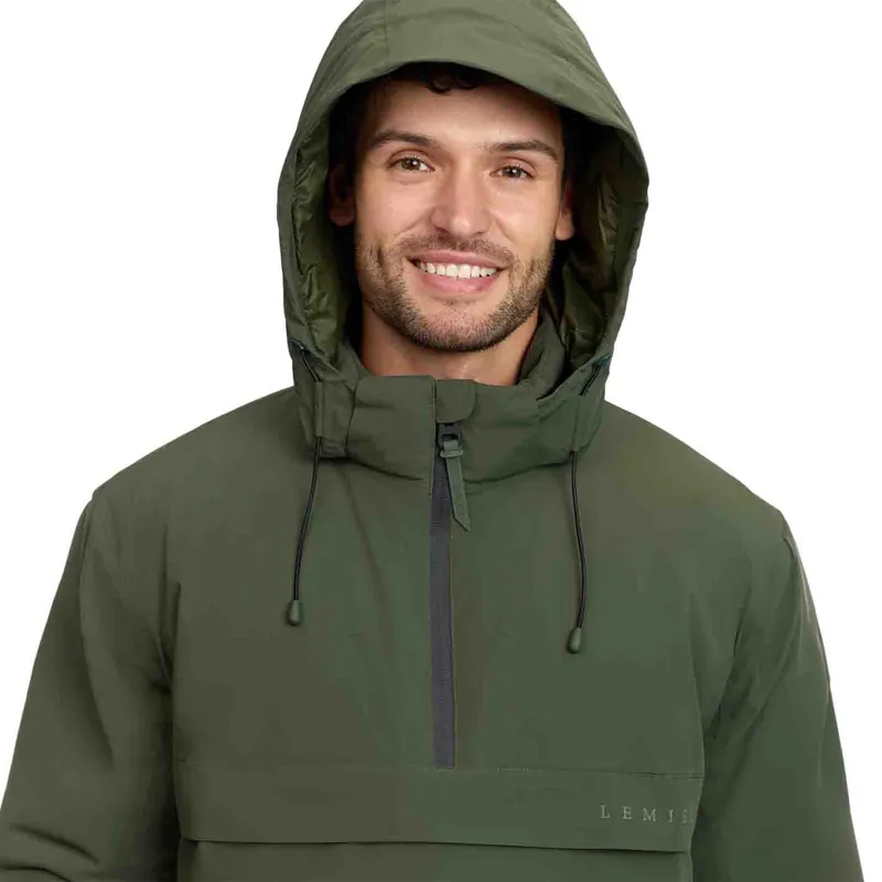LeMieux Mens Waterproof Anorak - Olive-9