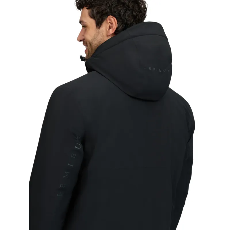 LeMieux Waterproof Mens Training Coat - Black-3