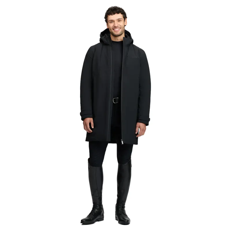 LeMieux Waterproof Mens Training Coat - Black-4