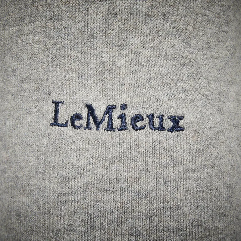 LeMieux Elite Crew Neck Mens Jumper - Grey-4