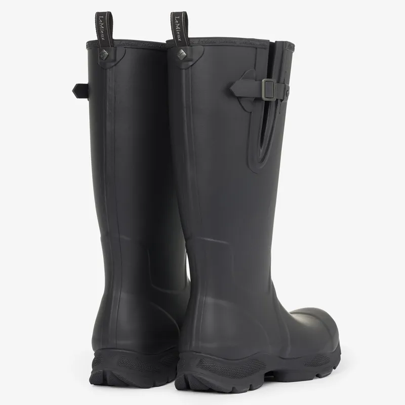 LeMieux Ultra Stride Mens Wellies - Black-2