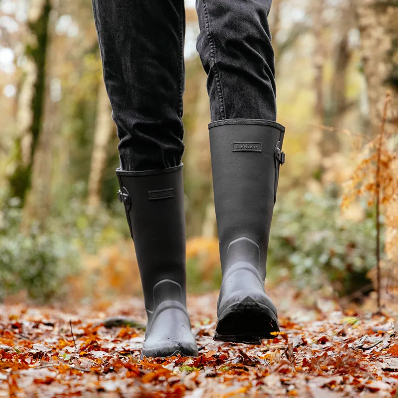 LeMieux Ultra Stride Mens Wellies - Black-7