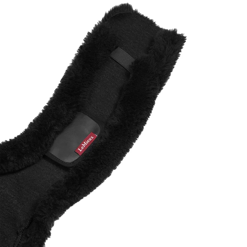 LeMieux Merino+ Anatomic Jump Girth Cover - Black-1