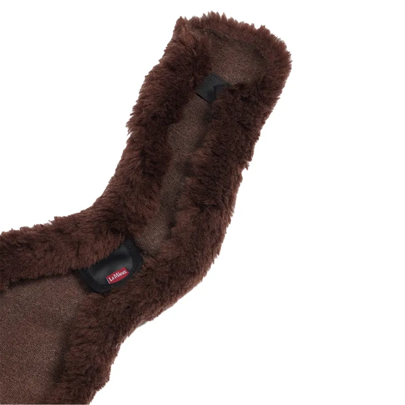 LeMieux Merino+ Anatomic Jump Girth Cover - Brown-1