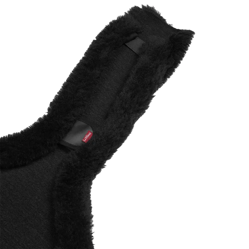 LeMieux Merino+ Anatomic Long Stud Girth Cover - Black-2