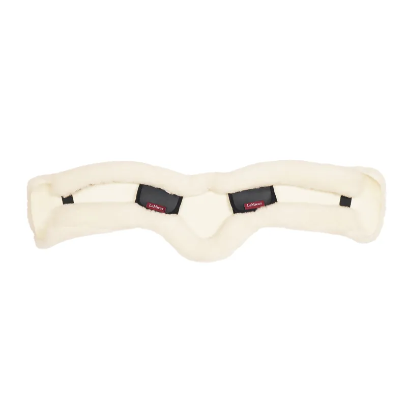 LeMieux Merino+ Anatomic Dressage Girth Cover - Natural
