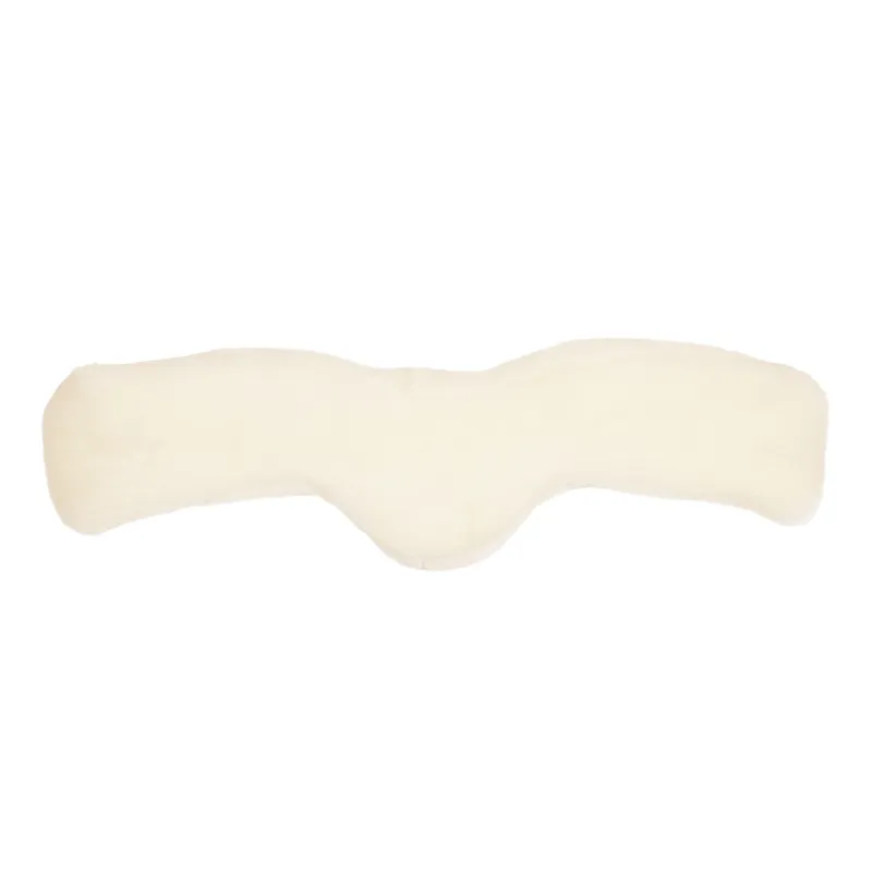 LeMieux Merino+ Anatomic Dressage Girth Cover - Natural-1