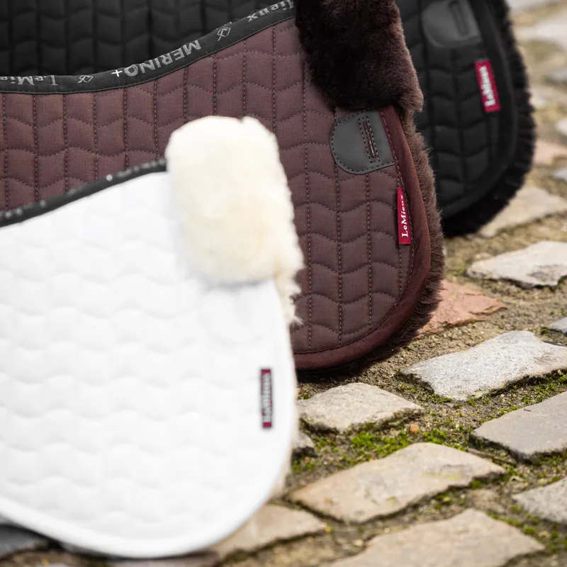 LeMieux Merino+ Half Pad - White/Natural-1