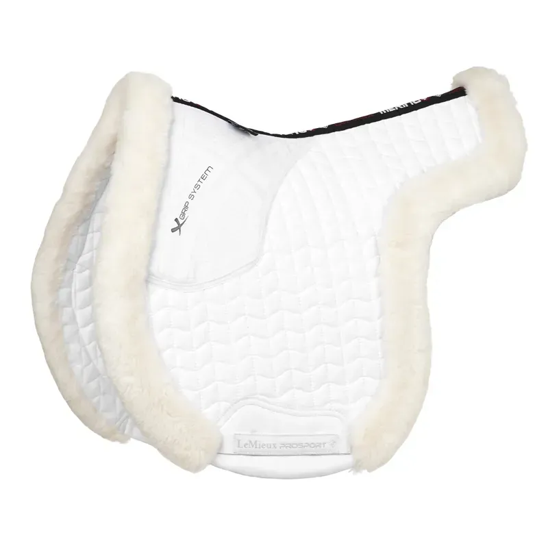 LeMieux Merino+ Hunter Saddle Pad - White/White