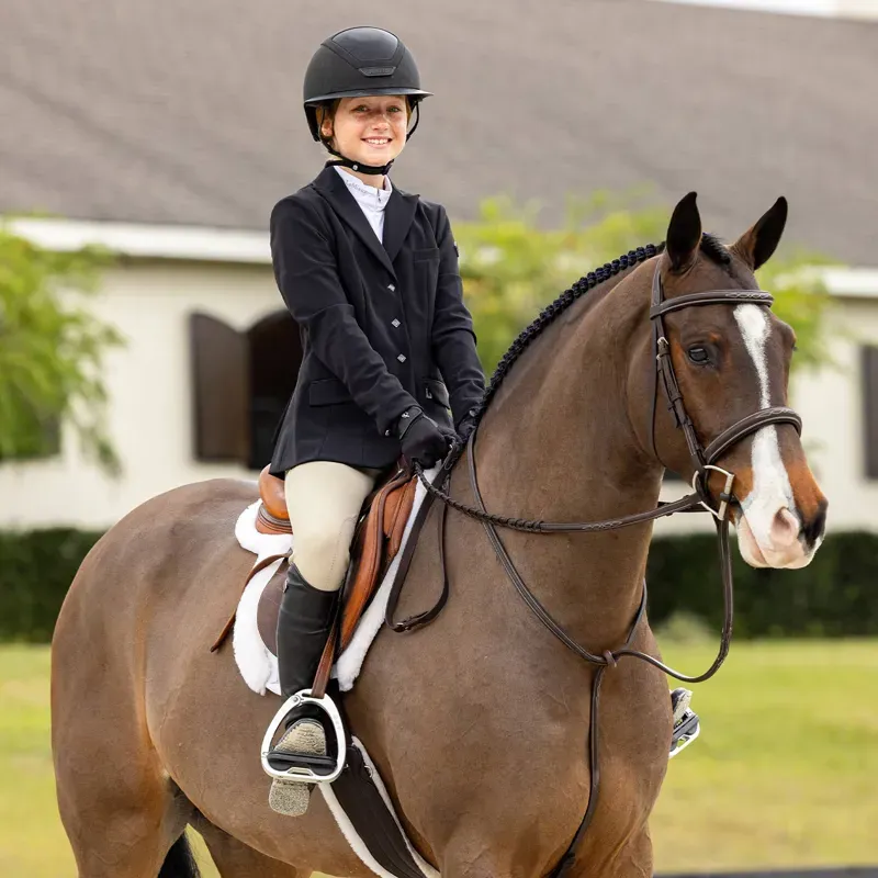 LeMieux Merino+ Hunter Saddle Pad - White/White-3