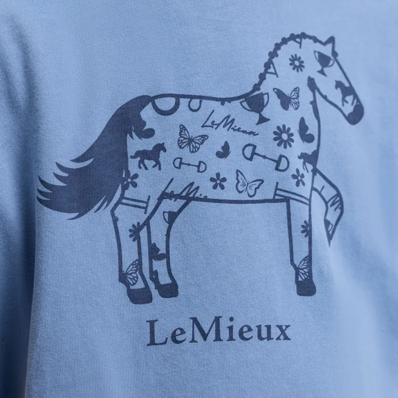LeMieux Mini Alex Tee - Powder Blue-4