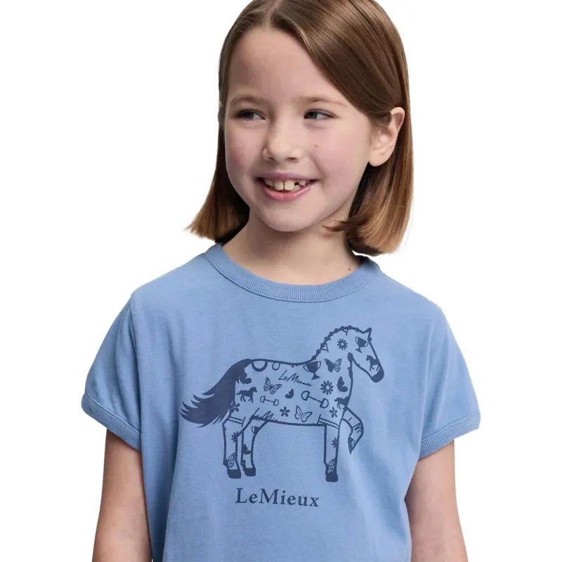 LeMieux Mini Alex Tee - Powder Blue-5