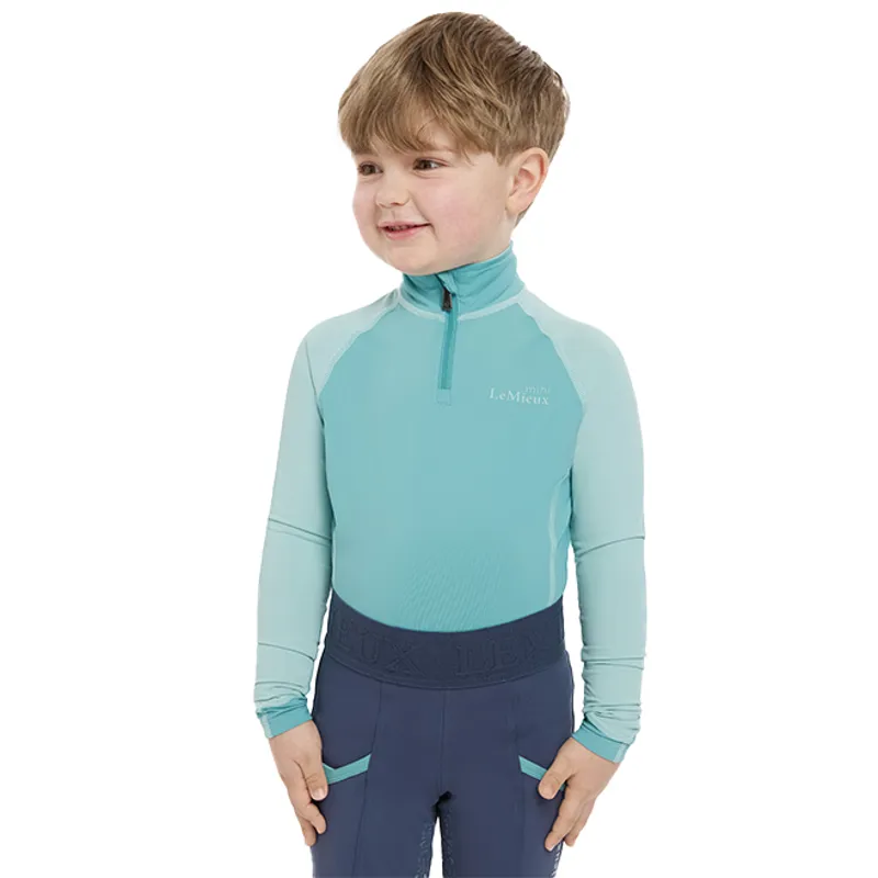 LeMieux Mini Junior Base Layer - Lagoon-3