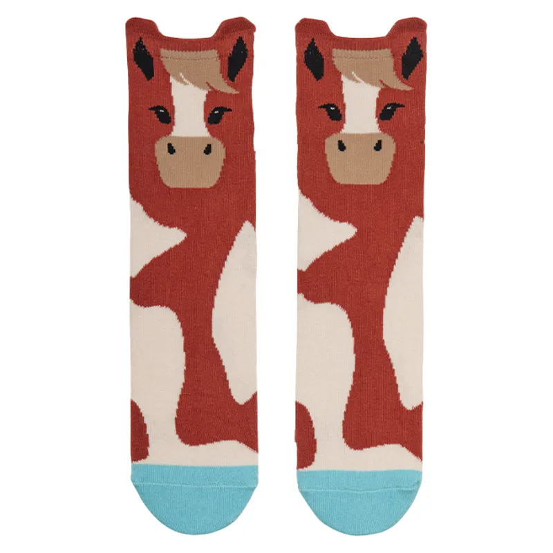 LeMieux Mini Character 2 Pack Junior Socks - Flash-1